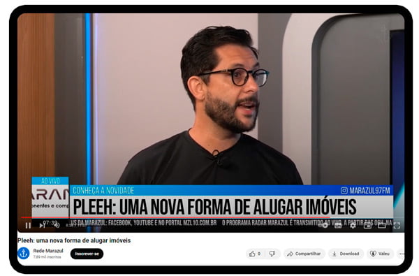 Programa Rede Mar Azul Pleeh na Mídia Rede Mar Azul