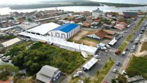 Local da Festa da Tainha Barra do Sul-SC Pavilhão Sabores do Mar