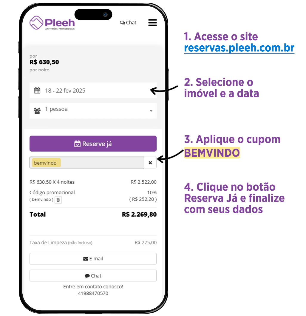 Cupom de Desconto pelo Celular