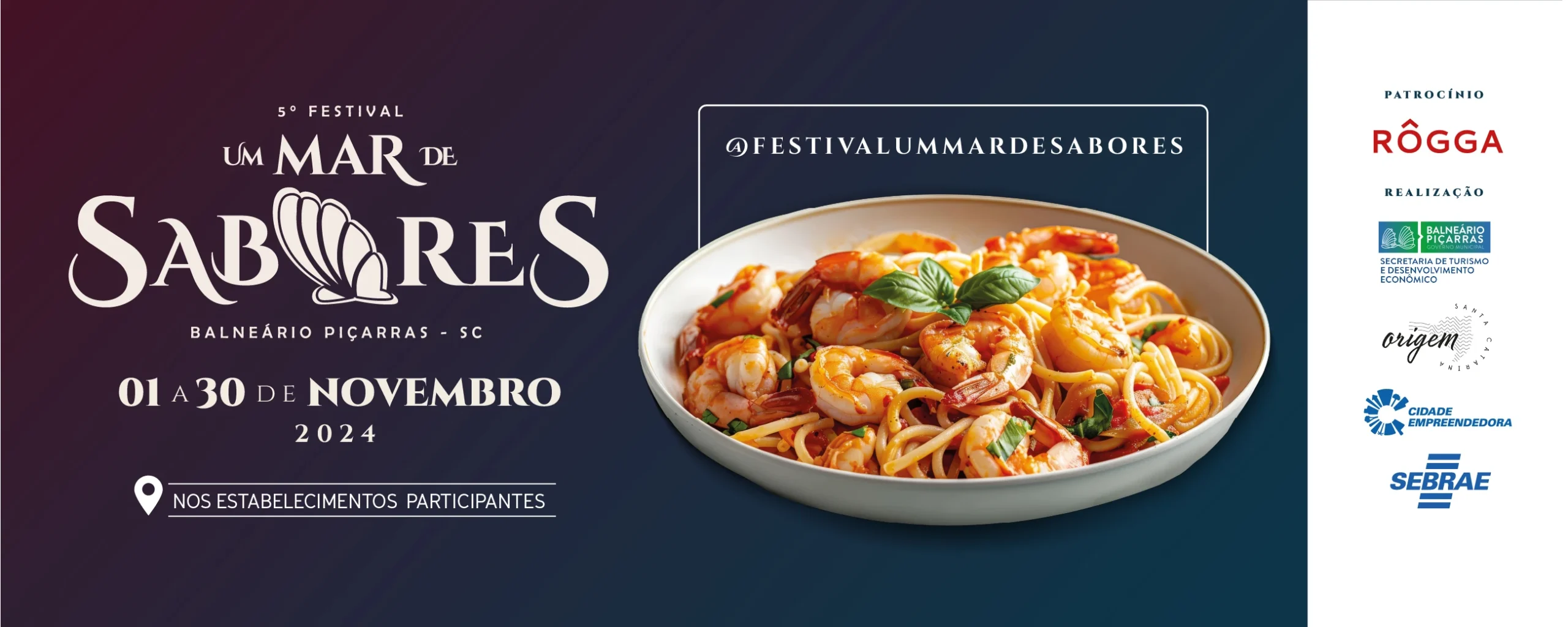 Festival Gastronômico Um Mar de Sabores em Piçarras-SC