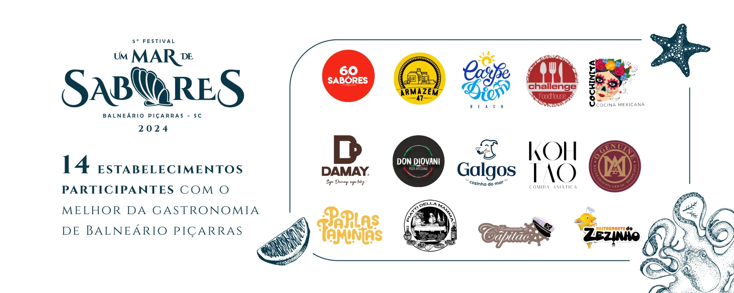 Restaurantes Participantes Festival Gastronômico em Piçarras-SC