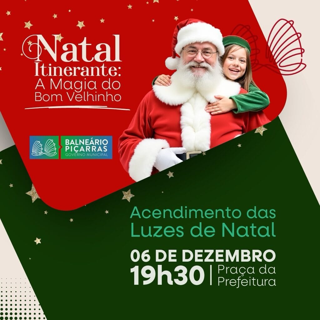 Programação de Natal em Piçarras