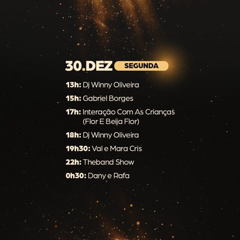 programacao-reveillon-picarras-30 Réveillon Balneário Piçarras - Shows Segunda dia 30